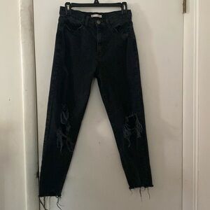 Black “SO” Mom Jeans. | Size- 7/28 W | High rise